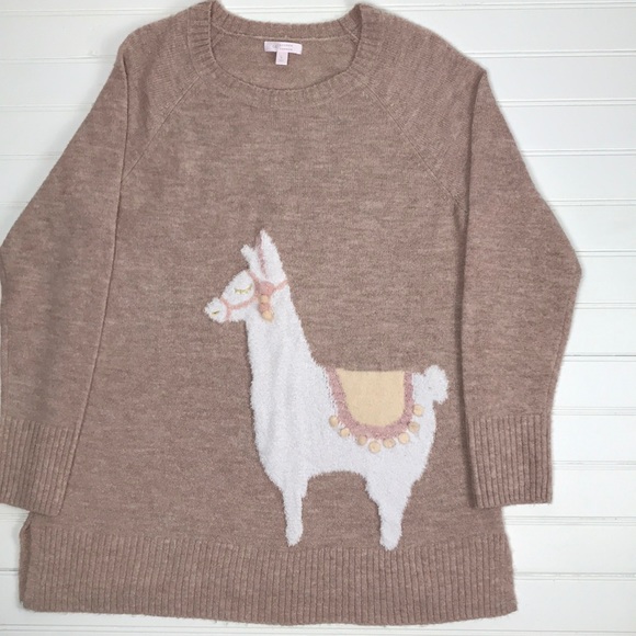LC Lauren Conrad Sweaters - Lauren Conrad Llama Sweater Size Large
